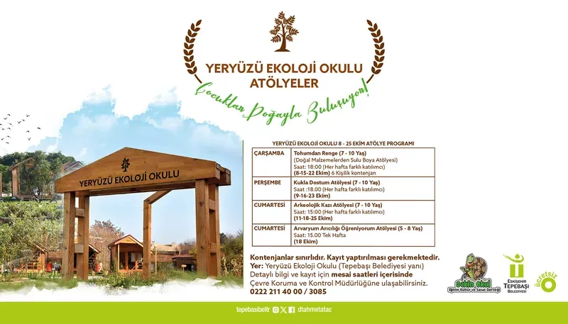 YERYÜZÜ EKOLOJİ OKULU EKİM ATÖLYELERİ BAŞLIYOR