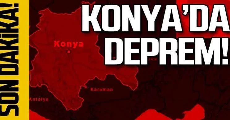 Konya’da 5,2 Büyüklüğünde Deprem: Ankara ve Kırıkkale’de de Hissedildi