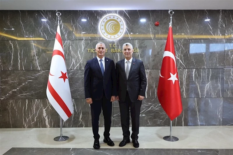 Bakan Bolat, KKTC Ekonomi ve Enerji Bakanı Amcaoğlu ile Bir Araya Geldi-14.08.2025