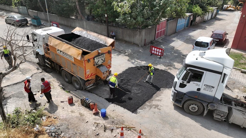 Namık Kemal Mahallesi’nde Altyapının Ardından Üstyapı Tamiratları Yapılıyor
