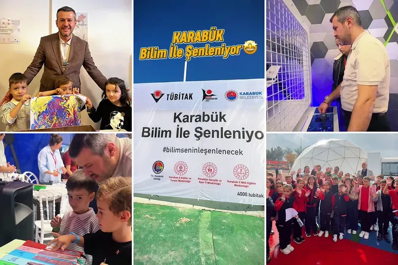 Karabük’te Bilim Şenliği Yoğun İlgi Gördü