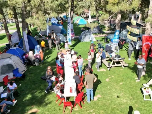 Yeşilyurt Belediyesinin ‘Aile Çadır Kampı’ Keyifli Anlara Sahne Oldu